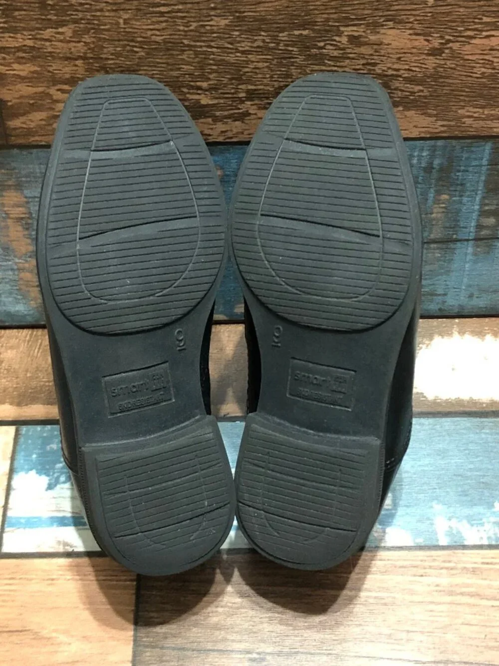 SmartFit Penny Loafers Black Dress Shoes Boys Toddlers Size 9